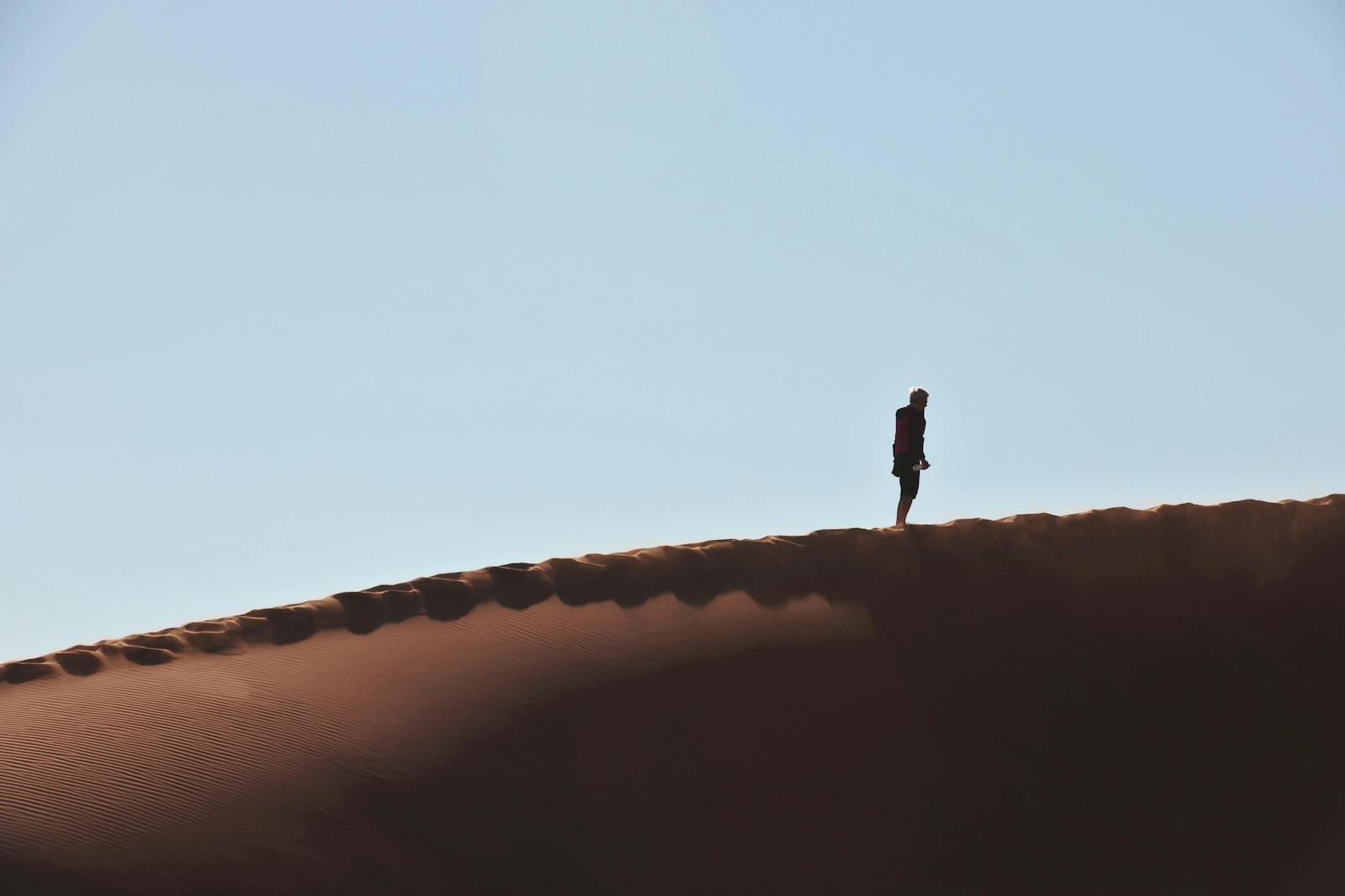 Dune 45 dans le désert du Namib au lever du soleil, Namibie