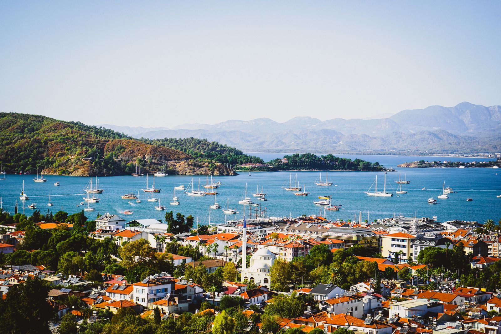 Baie privée et plage du Hillside Beach Club à Fethiye, Turquie