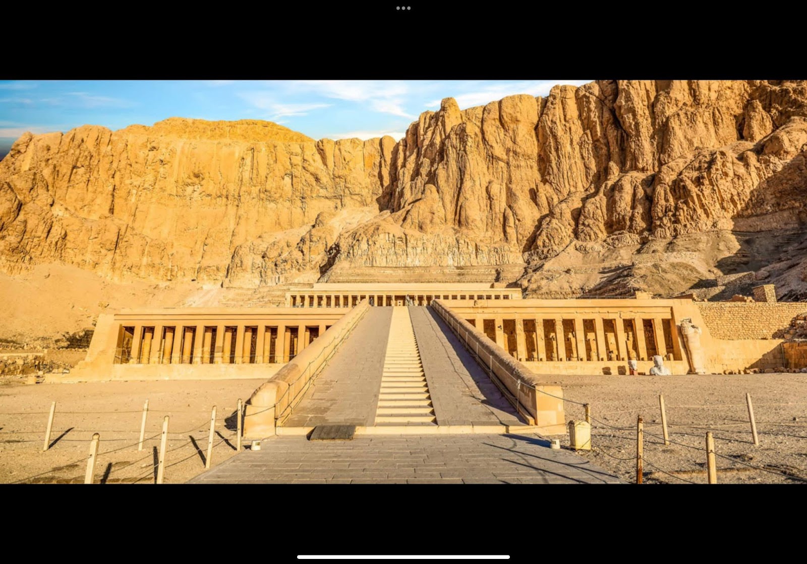 Temple égyptien antique en haute Égypte