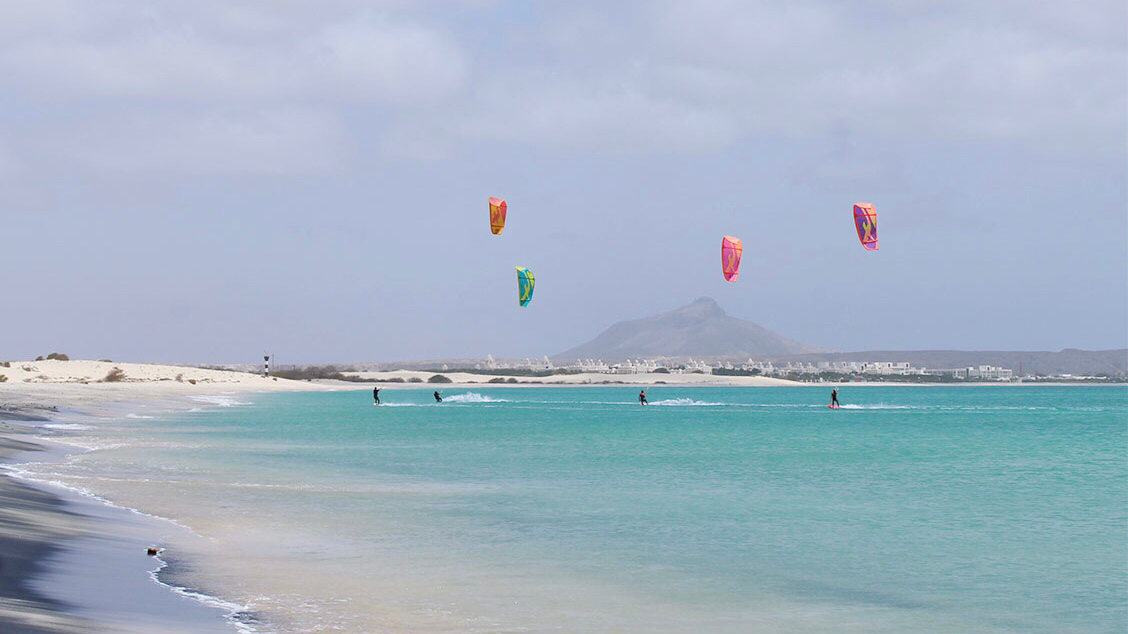 Kitesurf sur les lagons de Boa Vista