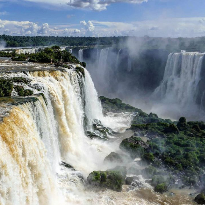 Chutes d\'Iguazu vue panoramique