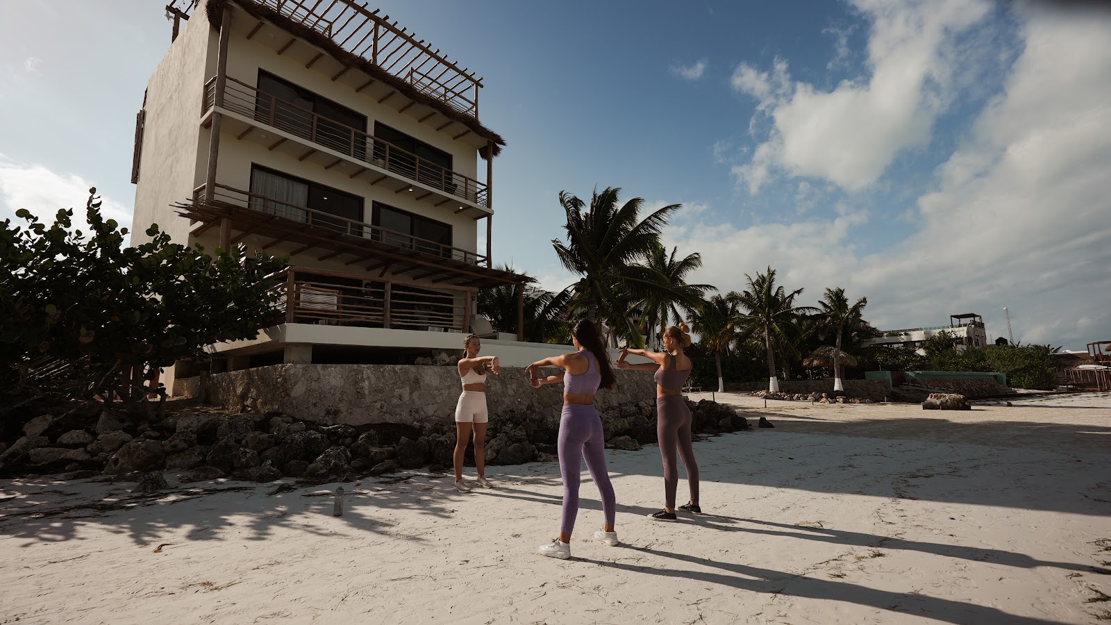 Boutique-hôtel les pieds dans le sable à Isla Holbox au Mexique