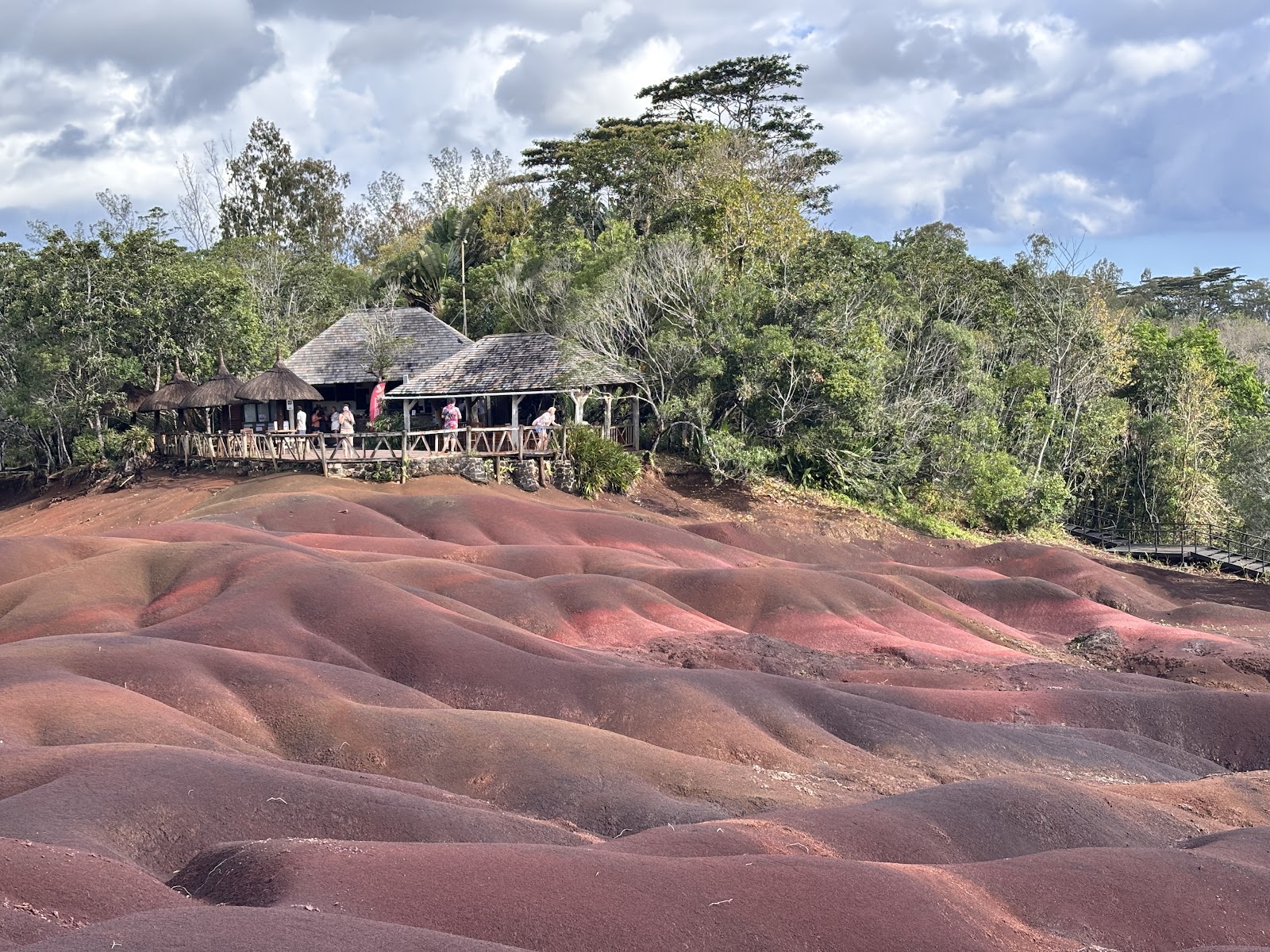 Terre des 7 couleurs à Chamarel