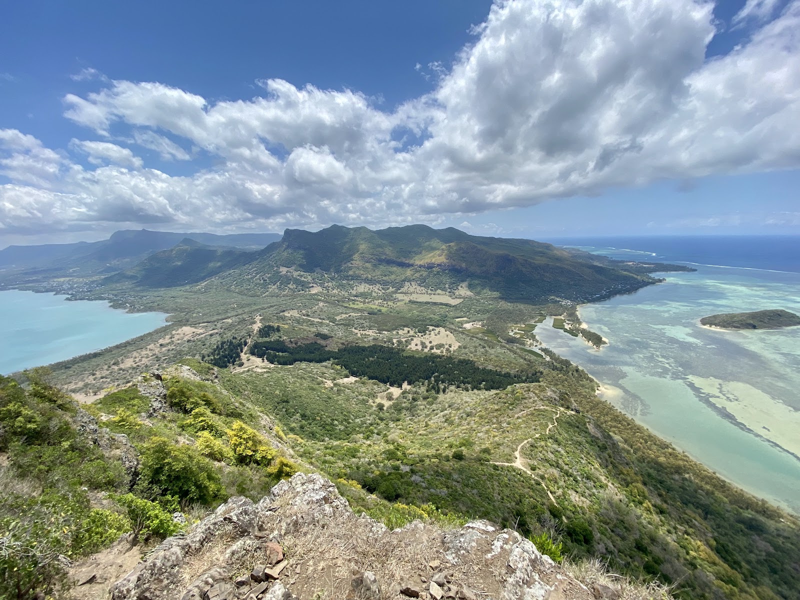Randonnée au sommet du Morne Brabant