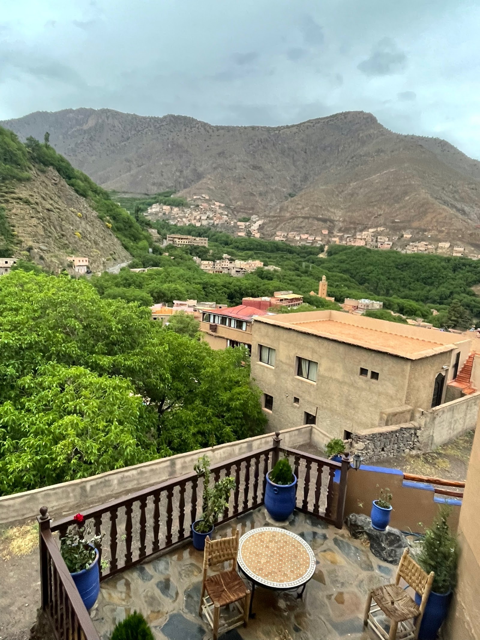 Riad de montagne dans la vallée d'Al Haouz au pied du Toubkal