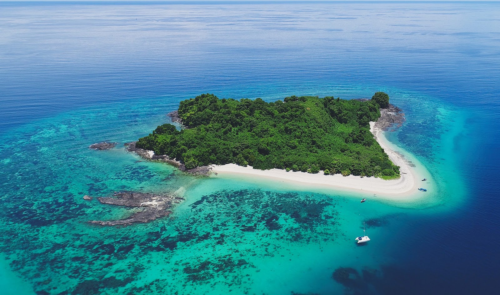Récif corallien à Nosy Be Madagascar