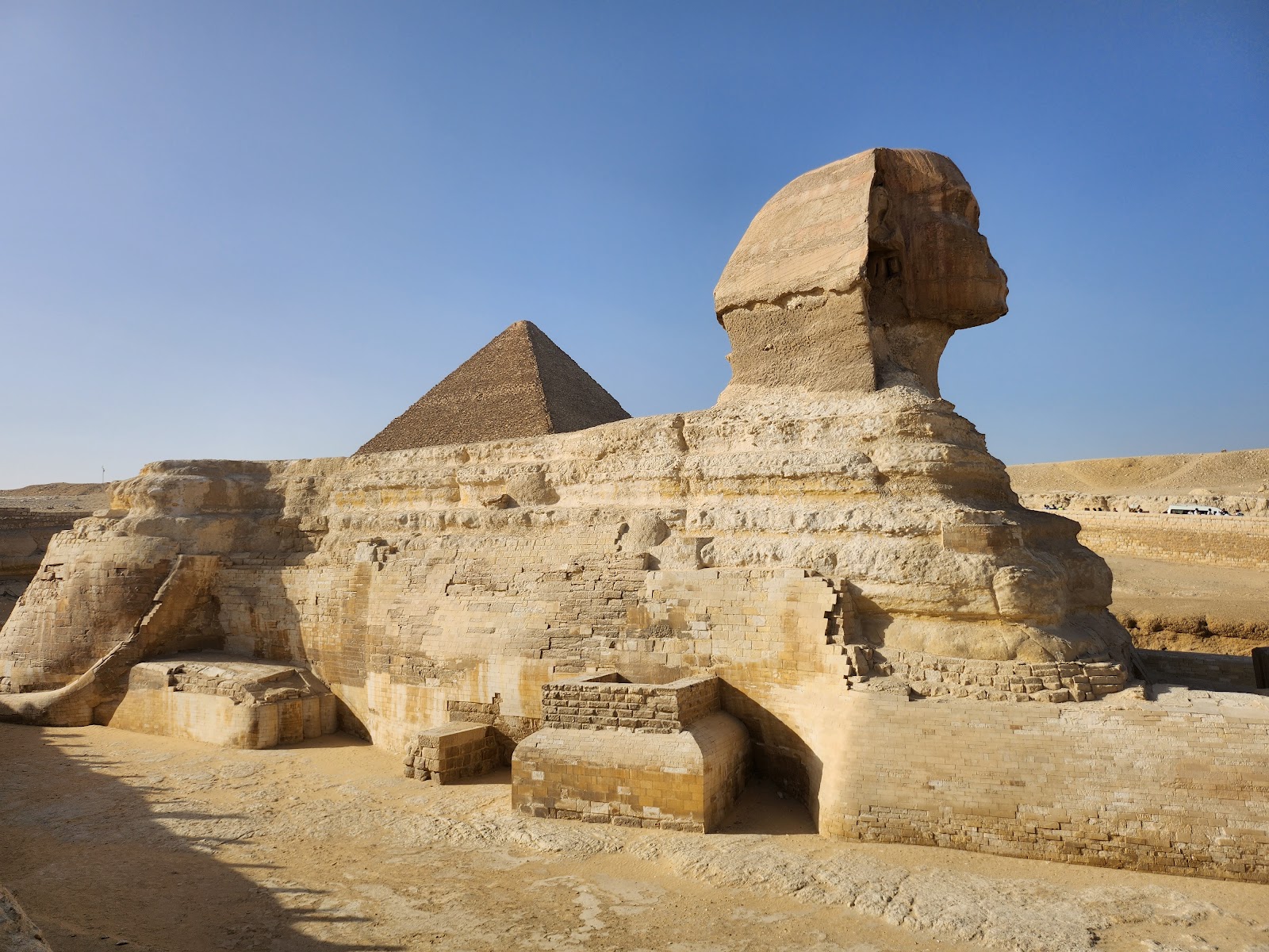Pyramides de Gizeh et Sphinx