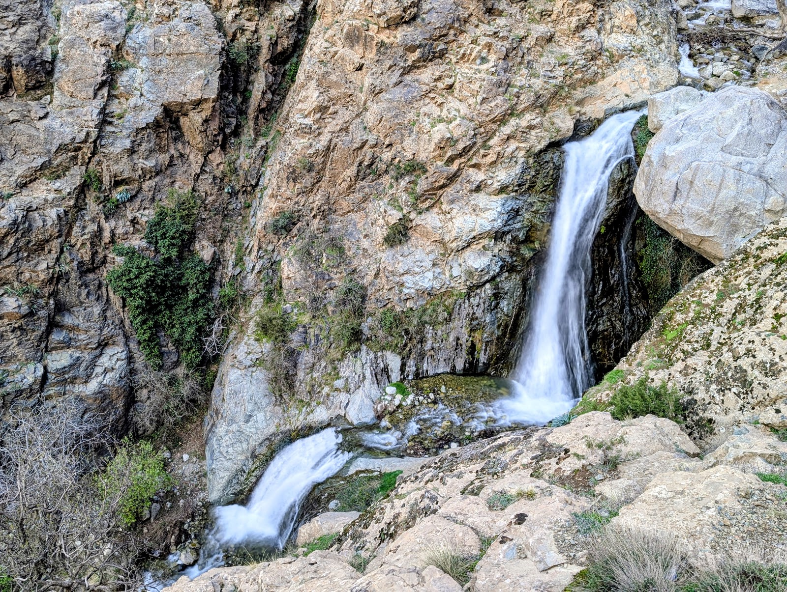 Cascade dans la vallée de l'Ourika, Atlas marocain
