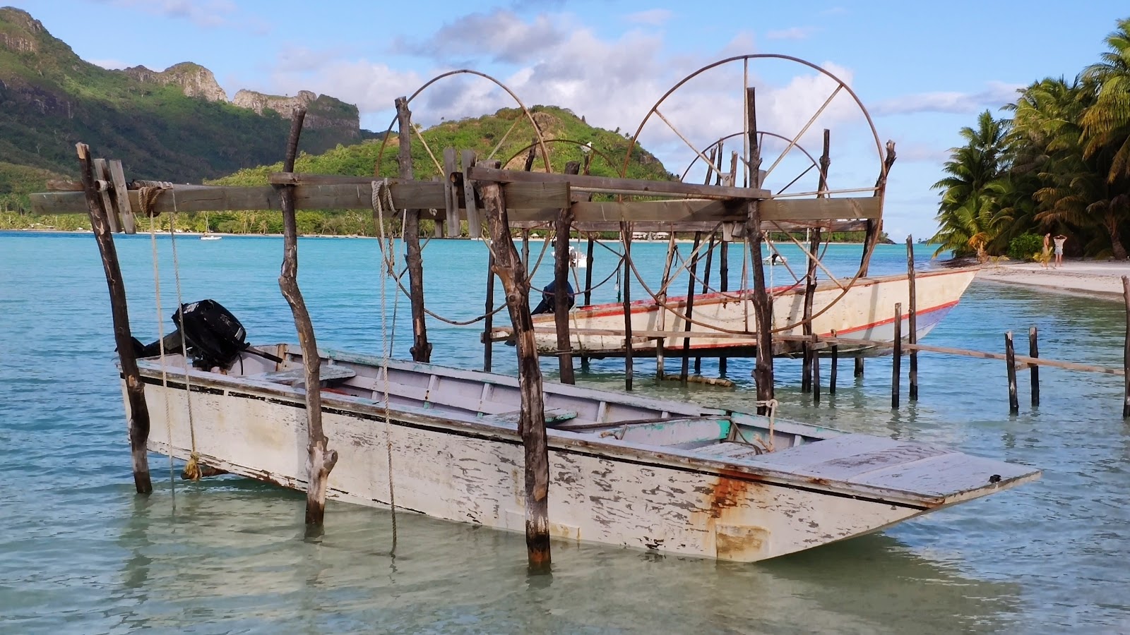 Lagon de Maupiti en Polynésie française