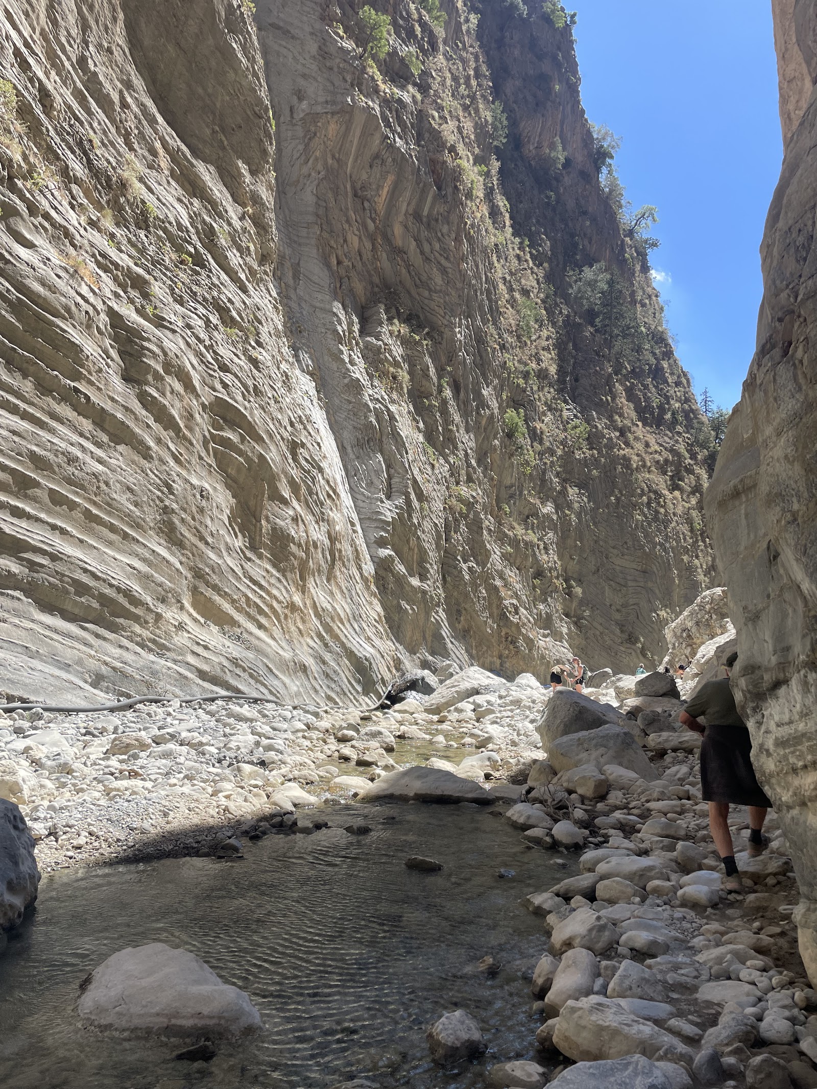 Gorges étroites de Samaria en Crète occidentale