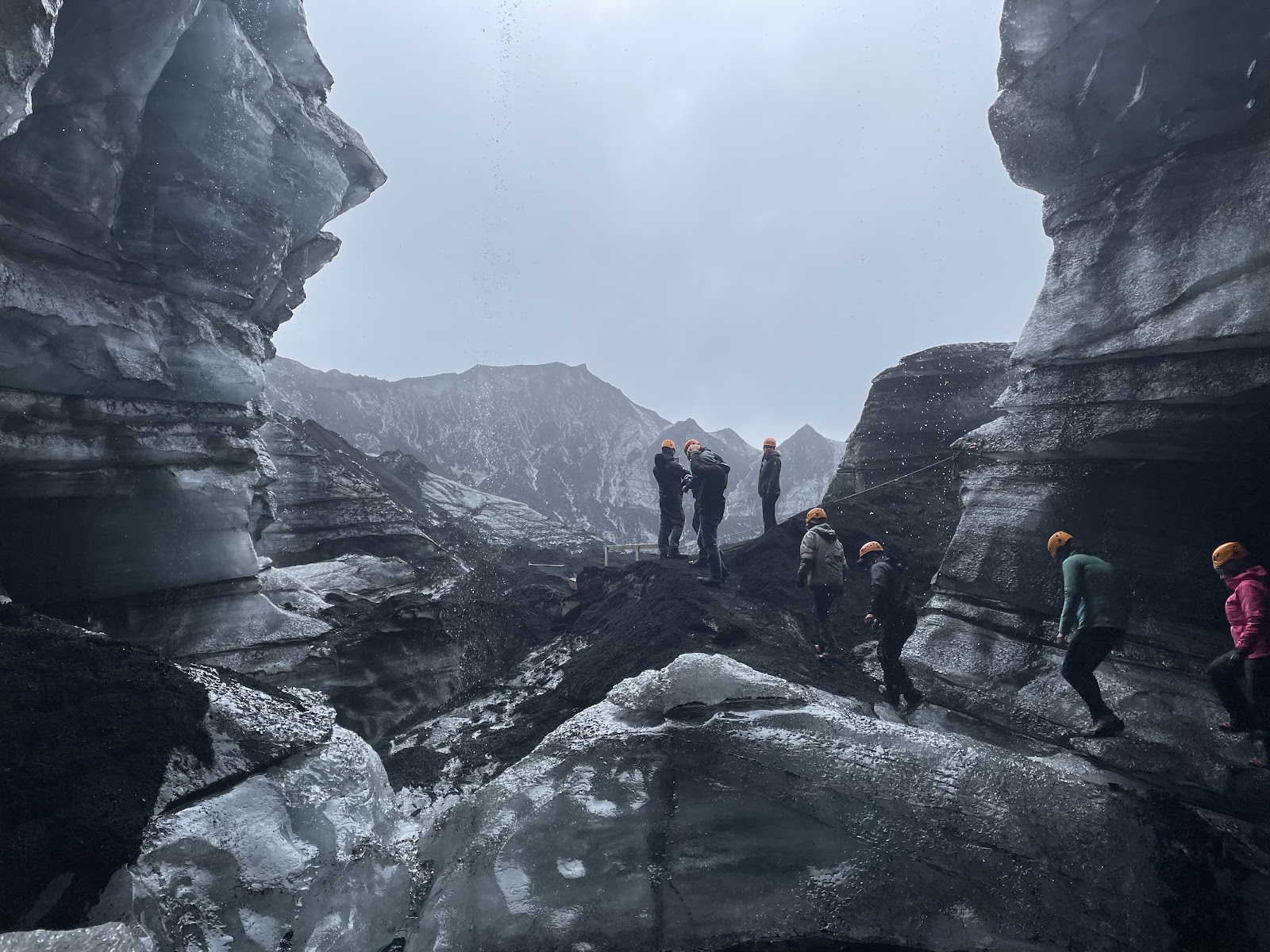 Glacier en bord de mer en Islande