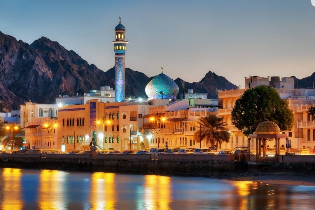 Grande Mosquée Sultan Qaboos à Mascate, intérieur marbre